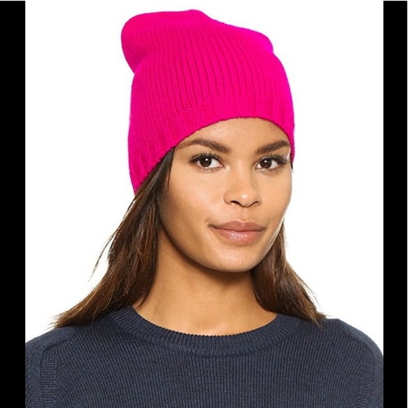 Nwot Kate spade gathered bow beanie pink - Picture 5 of 5